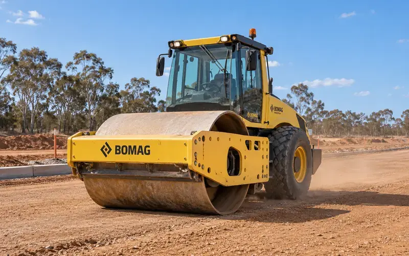 Bomag road roller compactor finance Australia
