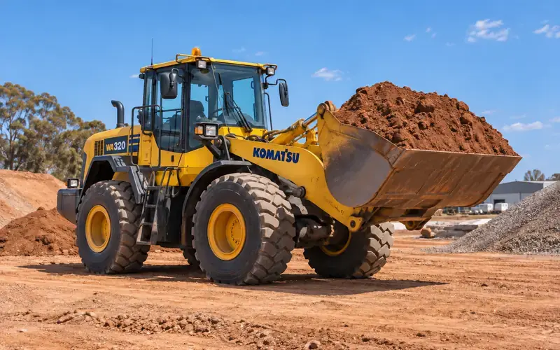 Komatsu wheel loader finance Australia
