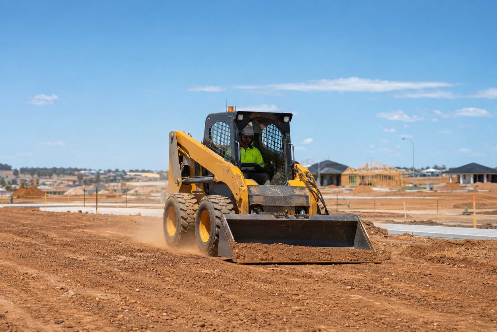 Civil Subcontractors Prepping Site and Subdivision Work