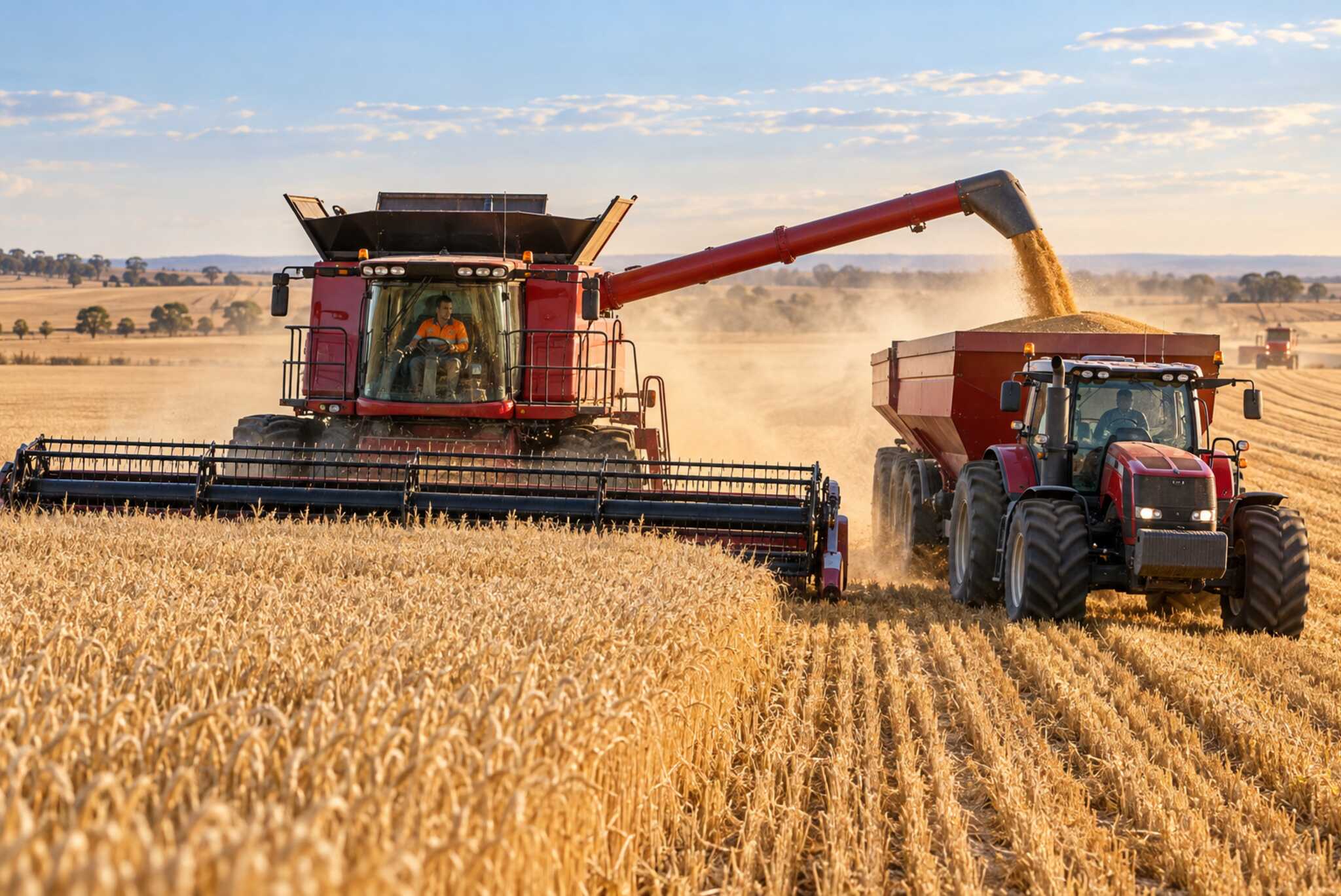 Contract Harvesters Running the Season