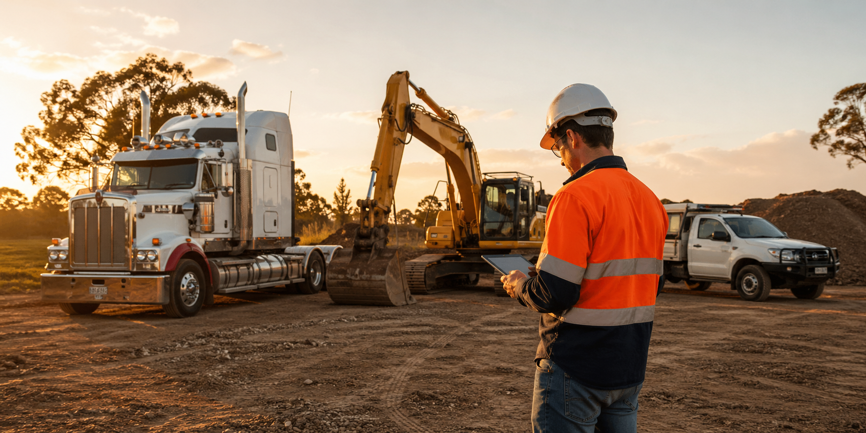 Australian operator reviewing equipment finance options with a broker