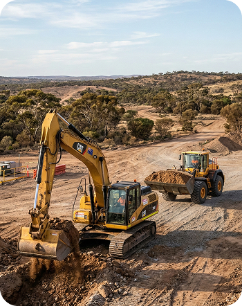 Excavators & Loaders finance